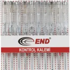End Elektrik Çelik Uçlu Kontrol Kalemi (Düz)