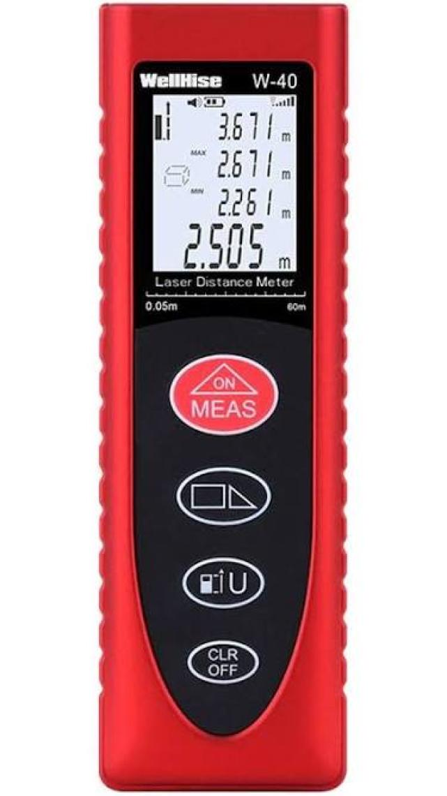 Wellhise W-40 40 Metre Lazer Metre Mesafe Ölçer