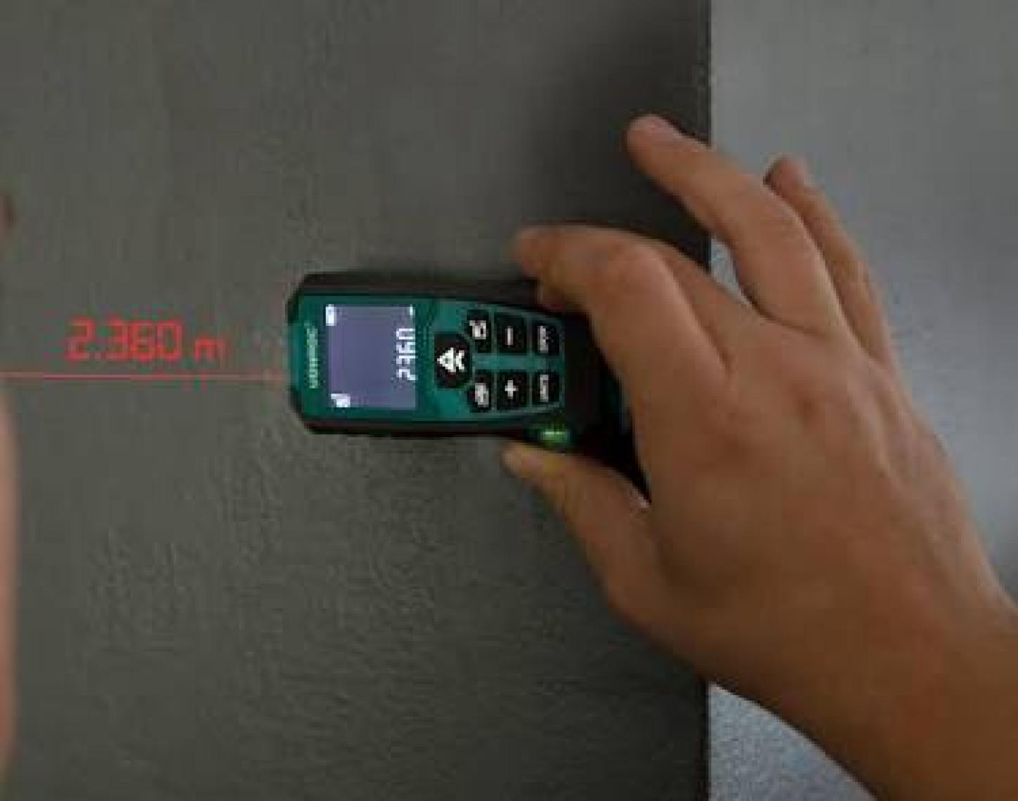 Vonroc Lazer Mesafe Ölçer – 60 Metre Mesafe – Özelleştirilebilir Ölçüm Referansı