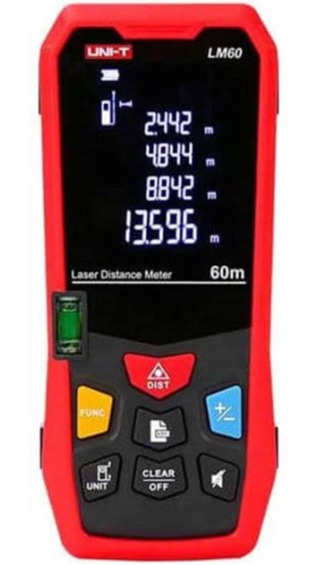 Uni-T LM60 - 60 Metre Lazer Metre Su Terazili