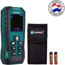 Vonroc Lazer Mesafe Ölçer – 60 Metre Mesafe – Özelleştirilebilir Ölçüm Referansı