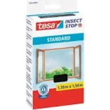 Tesa Sineklik Standart Çırt Bantlı Siyah Cam İçin