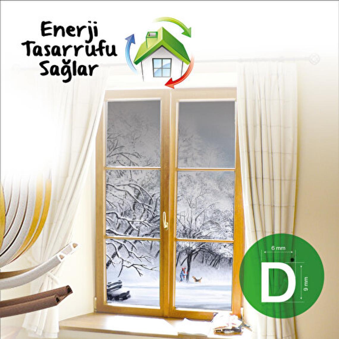 Vodaseal Kapı Ve Pencere Bandı Vodaseal 6,2 Metre  Beyaz