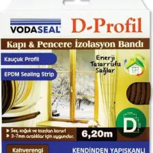 Vodaseal Kapı Ve Pencere Bandı Vodaseal 6,2 Metre Kahverengi