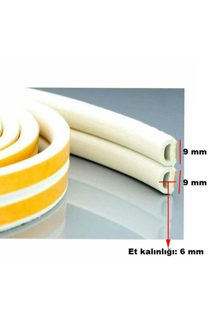 Kapı Pencere Bandı Fitili Yapışkanlı Soğuk Izolasyon Bant 25x2=50 Metre (beyaz)