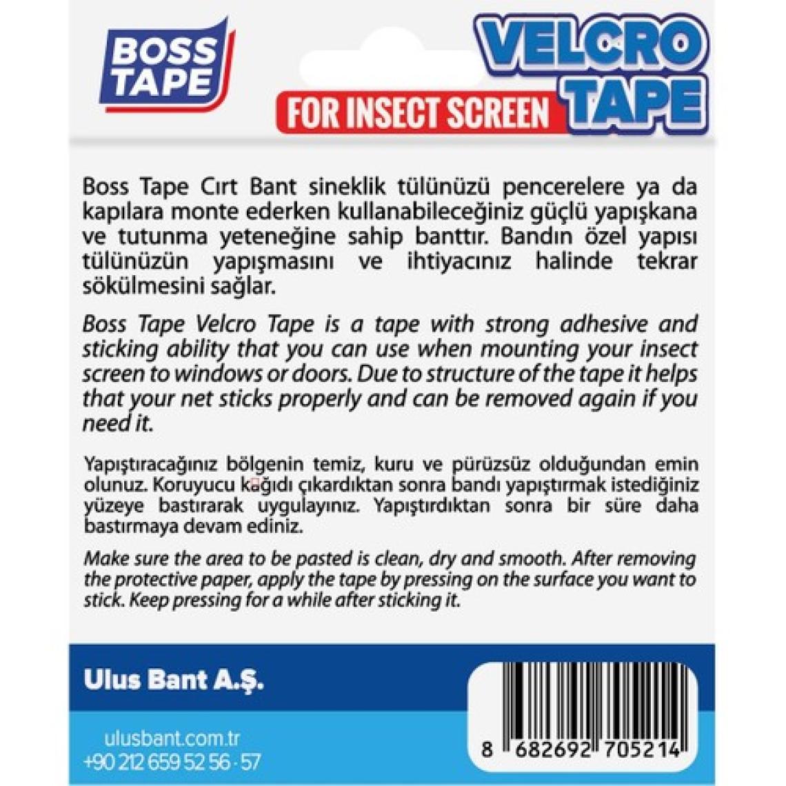 Boss Tape Sineklik Yedek Cırt Bant 5,6mt