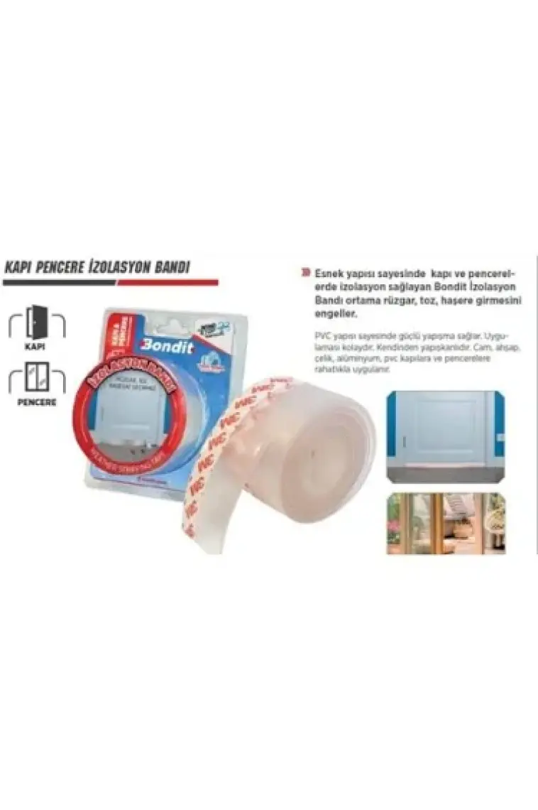 Bondit Izolasyon Bandı 60MM x 2,5mt 950053
