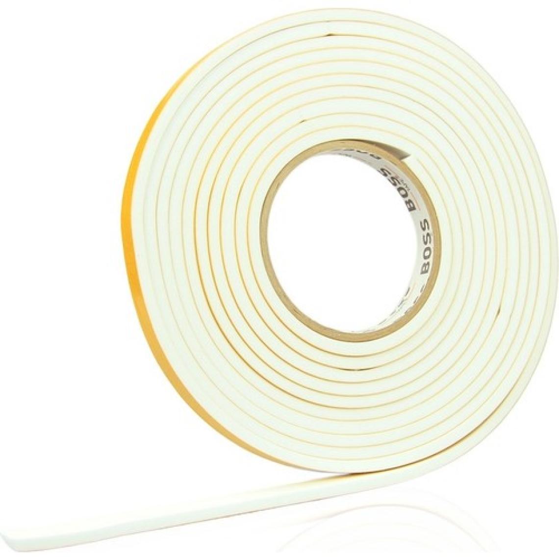 Boss Tape Epdm Kauçuk Pencere Kapı Izolasyon Bandı Beyaz 5MMX15MMX5MT