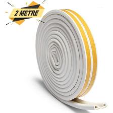 Badem10 Kapı Pencere Bandı Fitili Yapışkanlı Soğuk Izolasyon Bant 1x2=2 Metre (Beyaz)