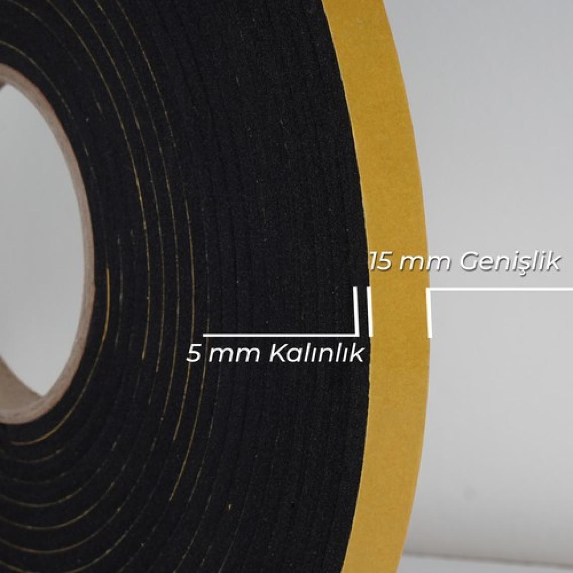Kapı Pencere Bantı / Kapı Pencere Yalıtım Süngeri Epdm-2*10 Kapı Pencere Yalıtım Süngeri