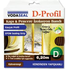 Vodaseal Kapı Ve Pencere Bandı Vodaseal 6,2 Metre Kahverengi
