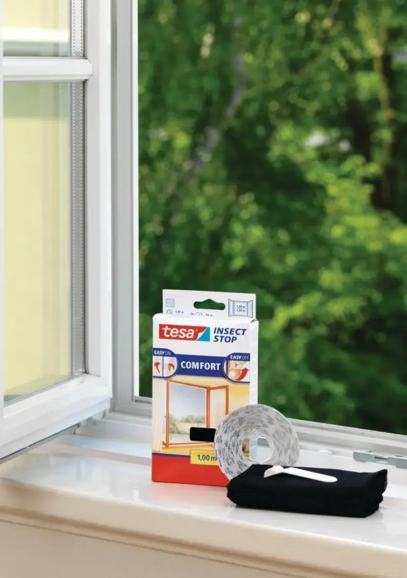 Tesa Sineklik Comfort Çırt Bantlı Yedek Rulo Beyaz