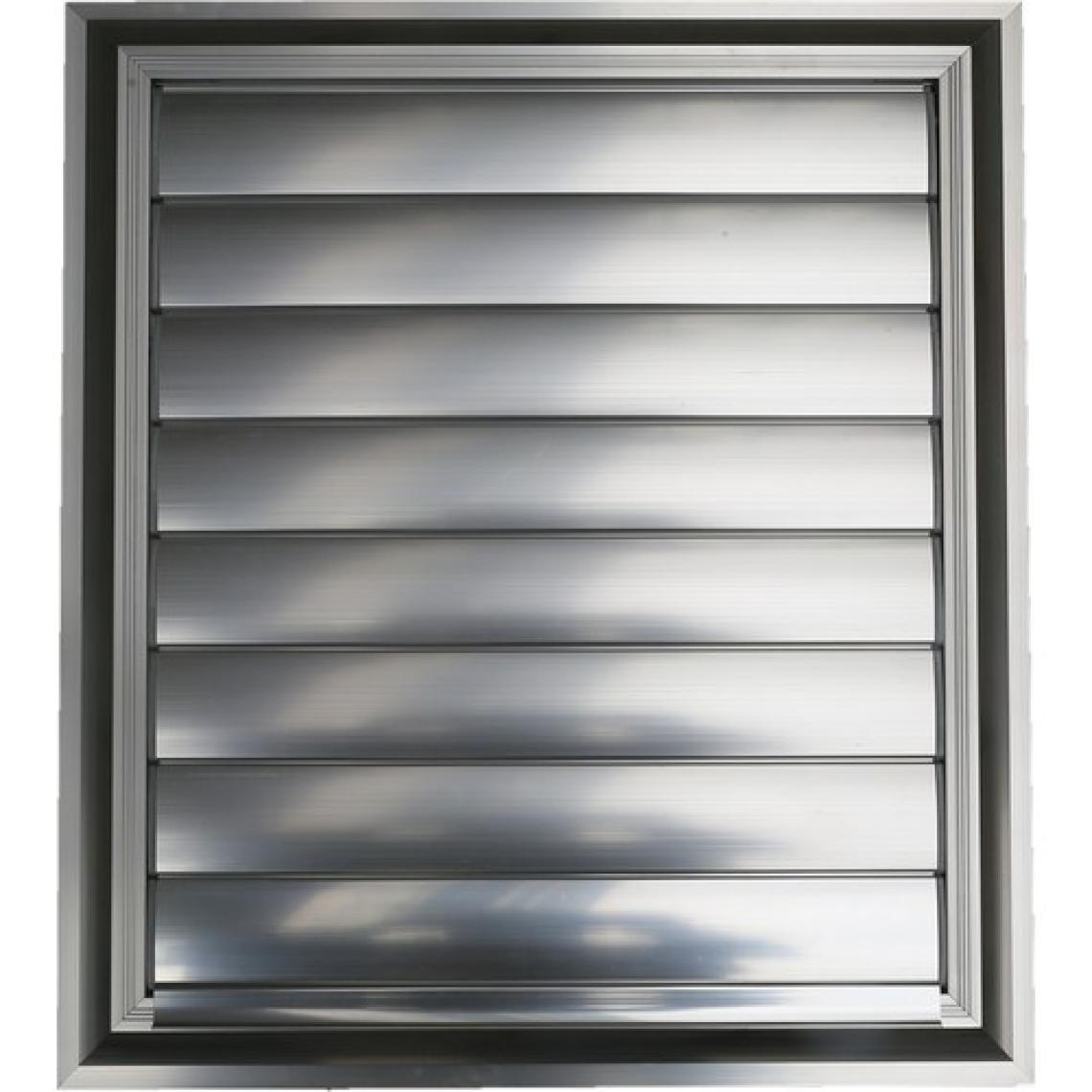 Temmenfez - 45X54 - Banyo Havalandırma Alüminyum Parlak Krom Menfez, Panjur