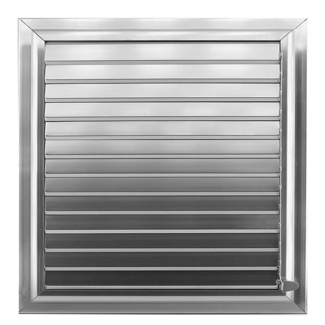 Temmenfez - 40X45 - Banyo Havalandırma Alüminyum Parlak Krom Menfez, Panjur
