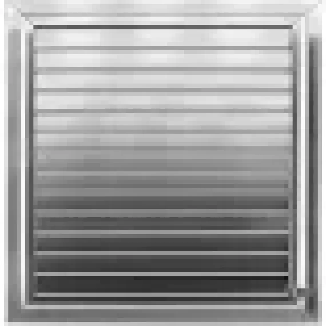 Temmenfez - 40X45 - Banyo Havalandırma Alüminyum Parlak Krom Menfez, Panjur