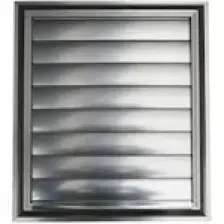 Temmenfez - 25X27 - Banyo Havalandırma Alüminyum Parlak Krom Menfez, Panjur