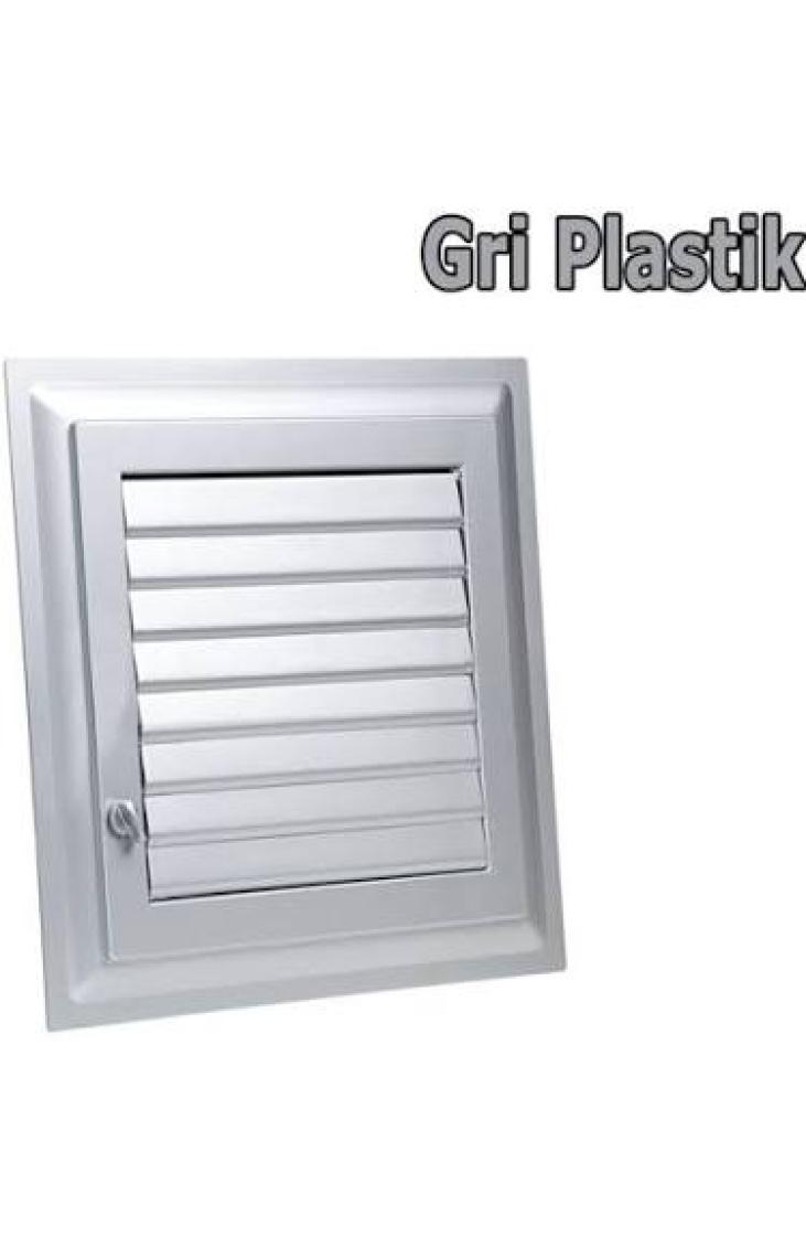 Process Banyo WC Havalandırma Menfez Panjur Gri Plastik 35 x 45 cm