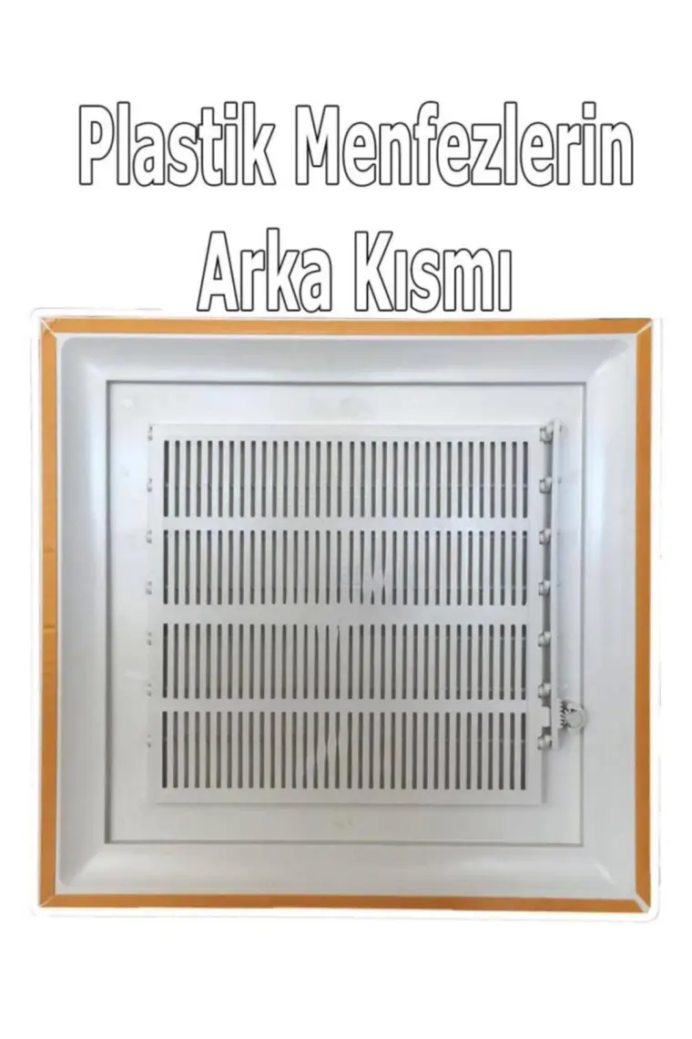 Process Banyo WC Havalandırma Menfez Panjur Gri Plastik 40 x 40 cm