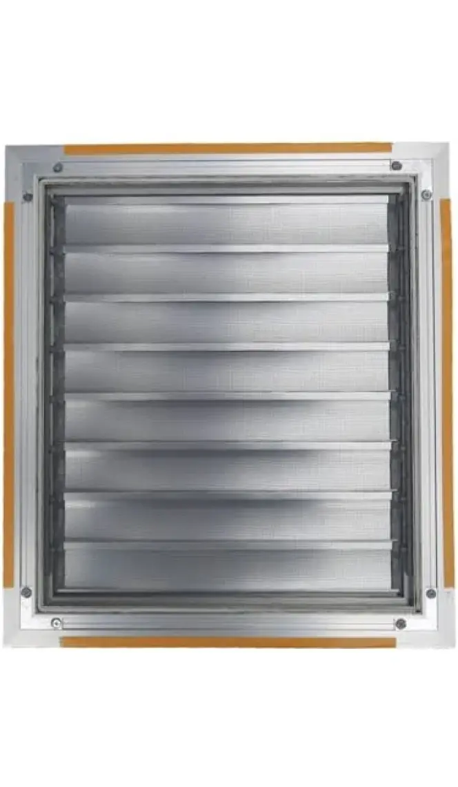 Temmenfez - 50X50 - Banyo Havalandırma Alüminyum Parlak Krom Menfez, Panjur