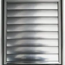 Temmenfez - 30X45 - Banyo Havalandırma Alüminyum Parlak Krom Menfez, Panjur