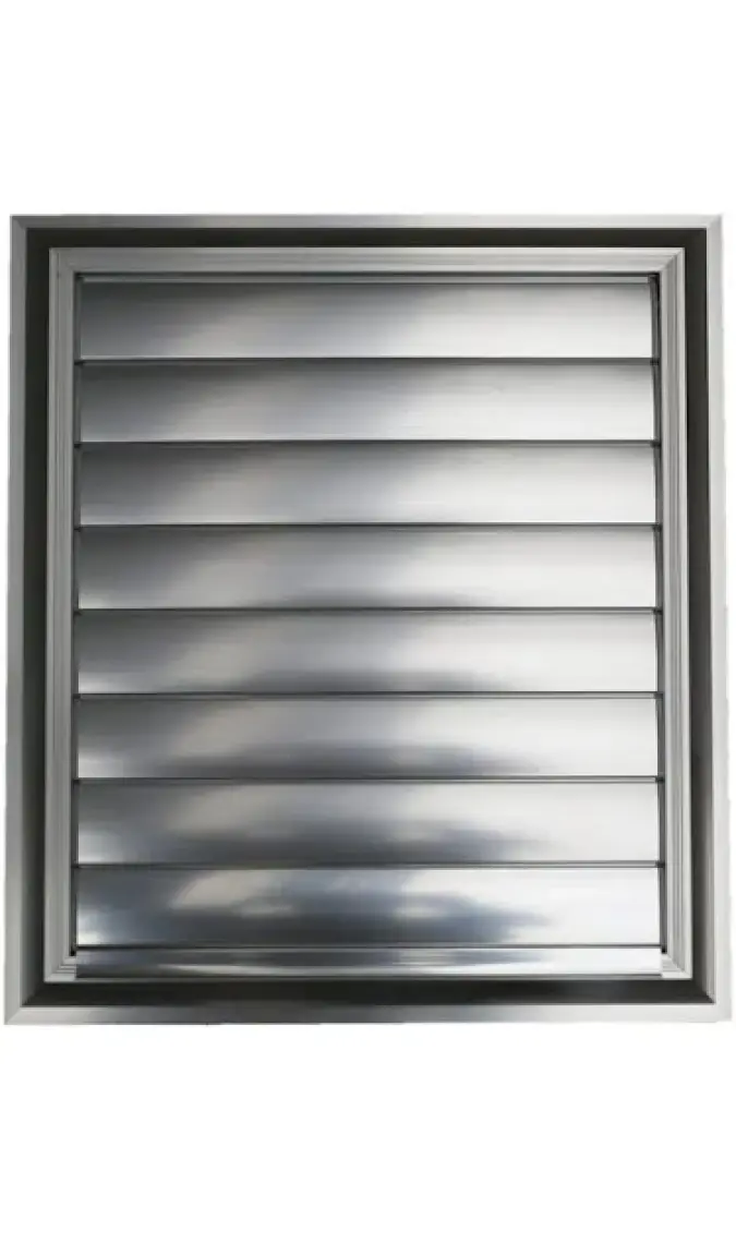 Temmenfez - 30X45 - Banyo Havalandırma Alüminyum Parlak Krom Menfez, Panjur