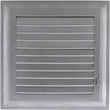 Banyo Wc Tuvalet Havalandırma Plastik Panjur Gri 55x55 CM