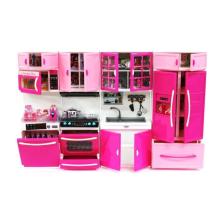 Kayyum Oyuncak Modern Kitchen Sesli Işıklı 4'lü Mutfak Seti