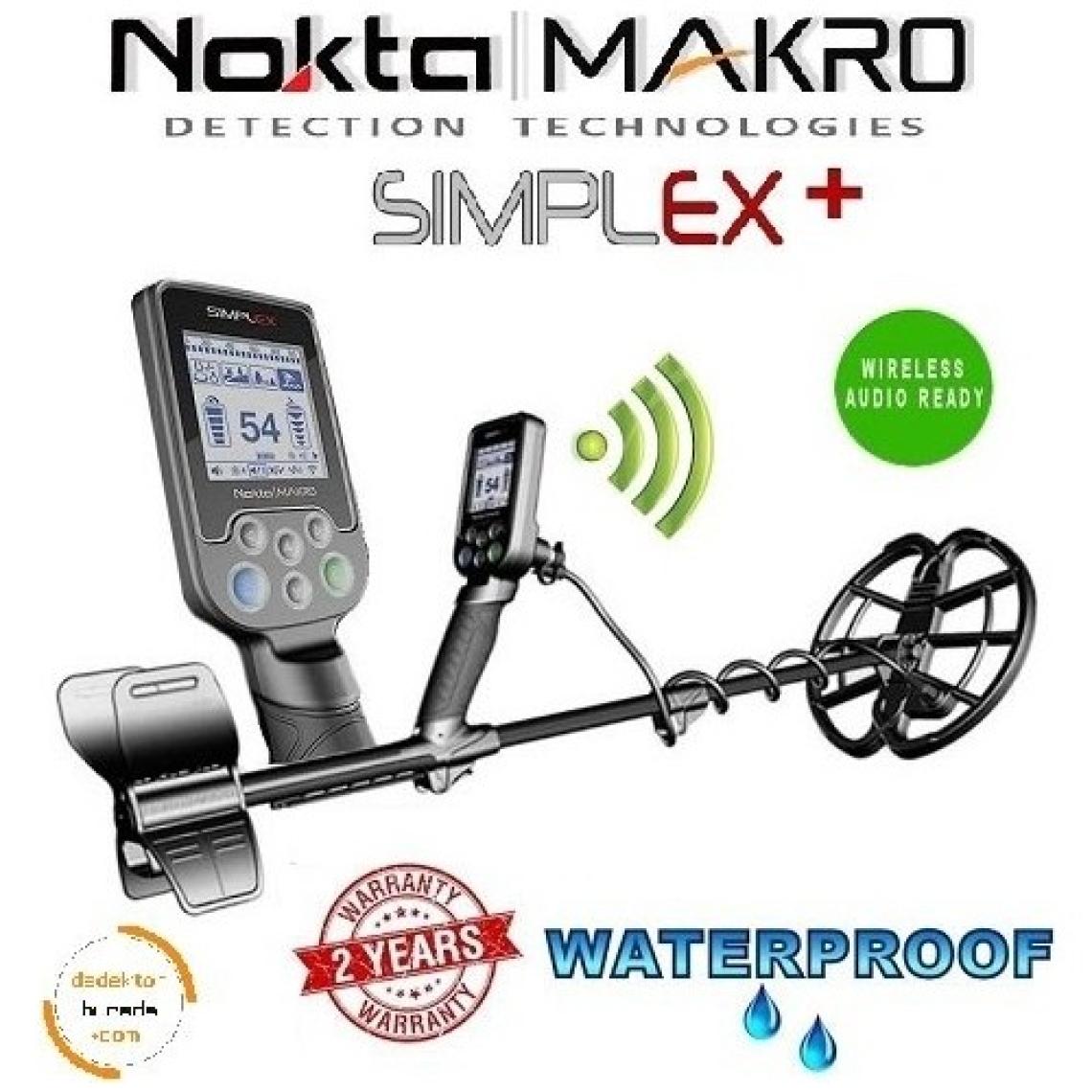 Nokta&Makro Dedektör Simplex Yeni Altın Arama Dedektörü - Su Geçirmez