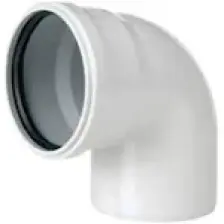 Wavin Pvc Kapalı Dirsek 70