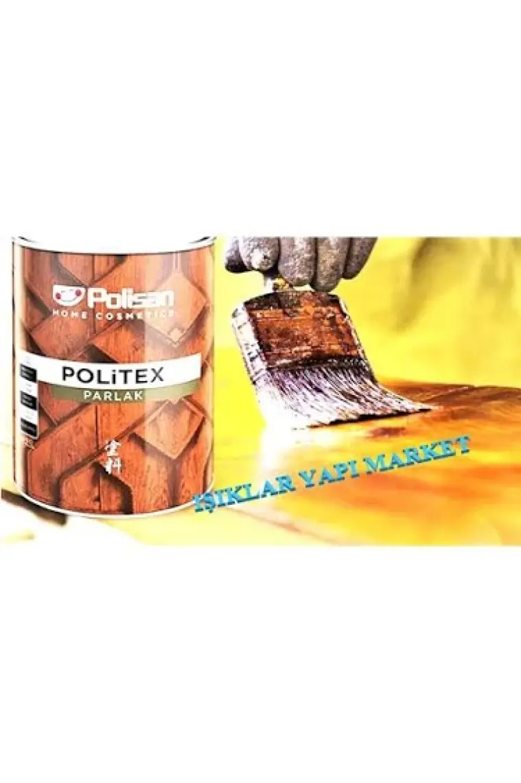 Polisan Politex Lüx Vernik Ahşap Koruyucu Kestane 2,5 Lt