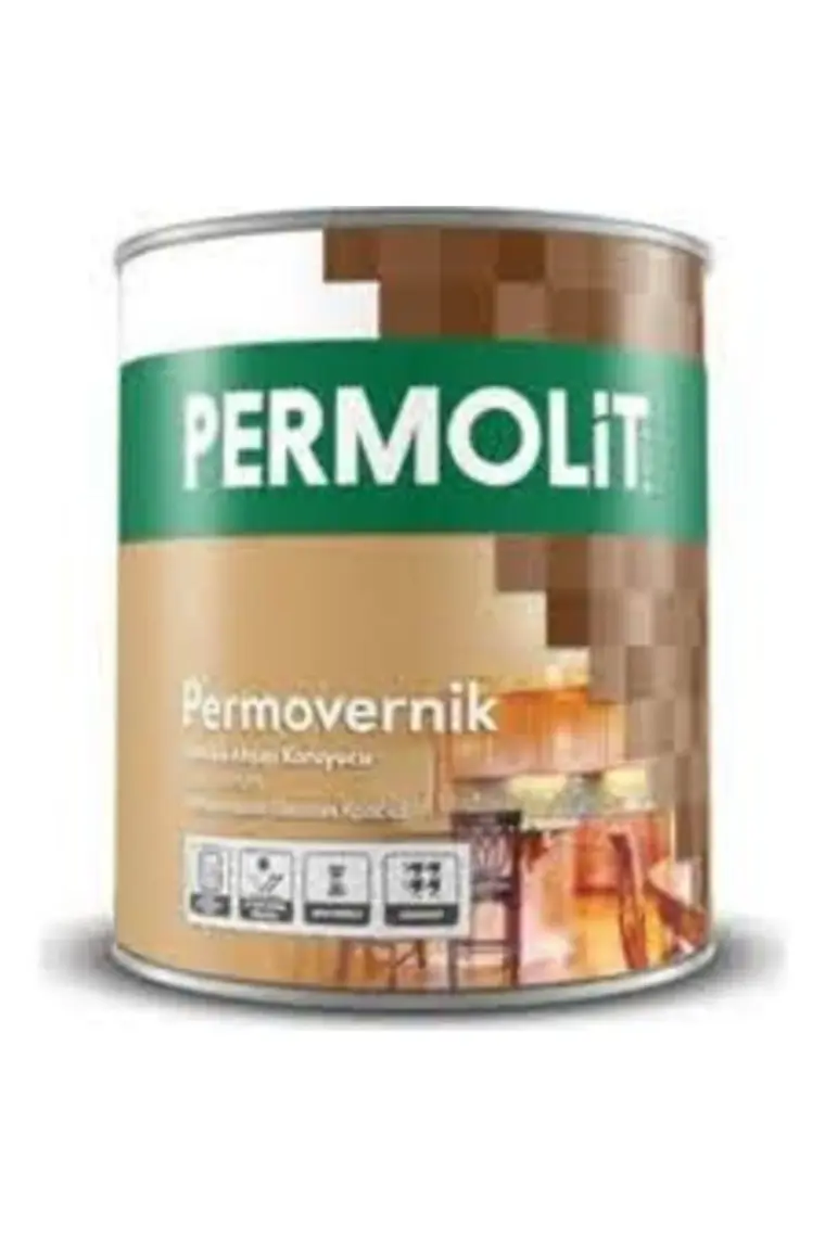 Permolit Vernikli Ahşap Koruyucu Ceviz 0,75 lt