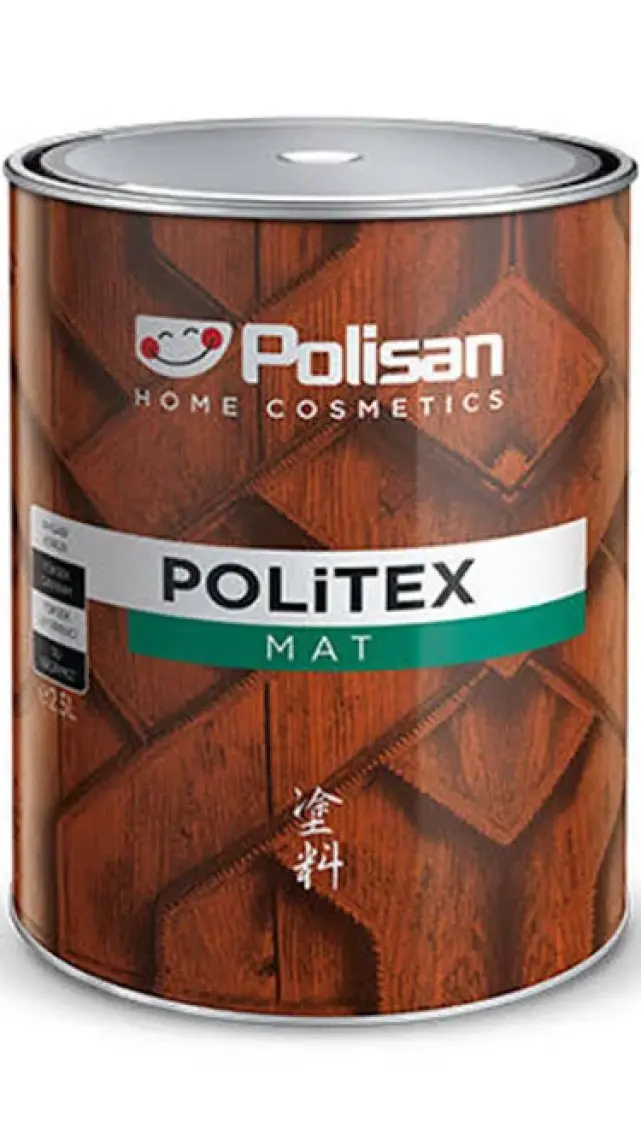Polisan Politex Lüx Vernikli Ahşap Koruyucu Parlak 2,5 Lt