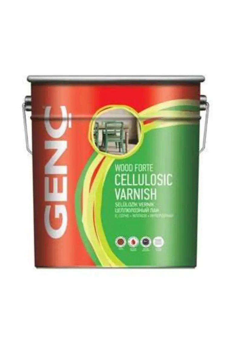 Genç Selülozik Ahşap Boyası Mat Renkler 9103 Siyah 0.75 l