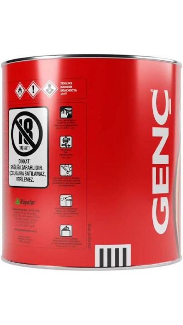 Genç Selülozik Parlak Ahşap Boyası 1000 Beyaz 2.5 l