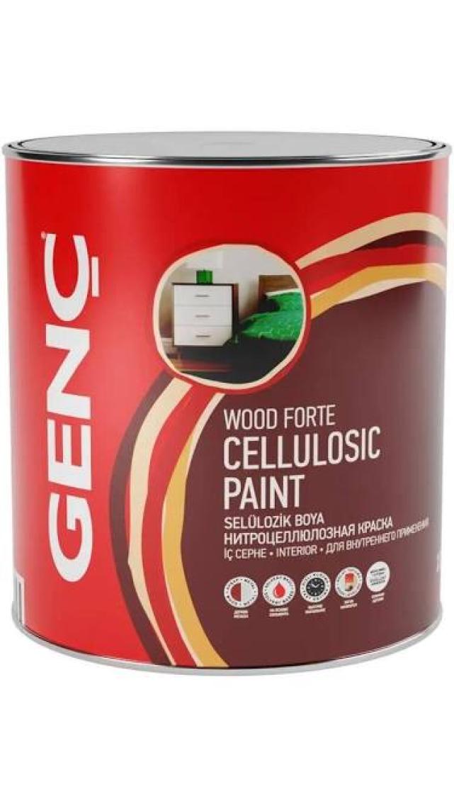 Genç Selülozik Parlak Ahşap Boyası 1000 Beyaz 2.5 l