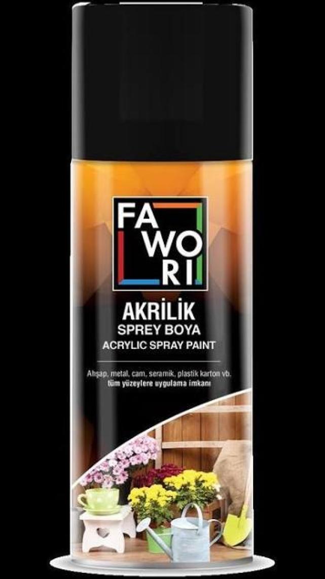 Fawori Akrilik Sprey Vernik Parlak 400 Ml