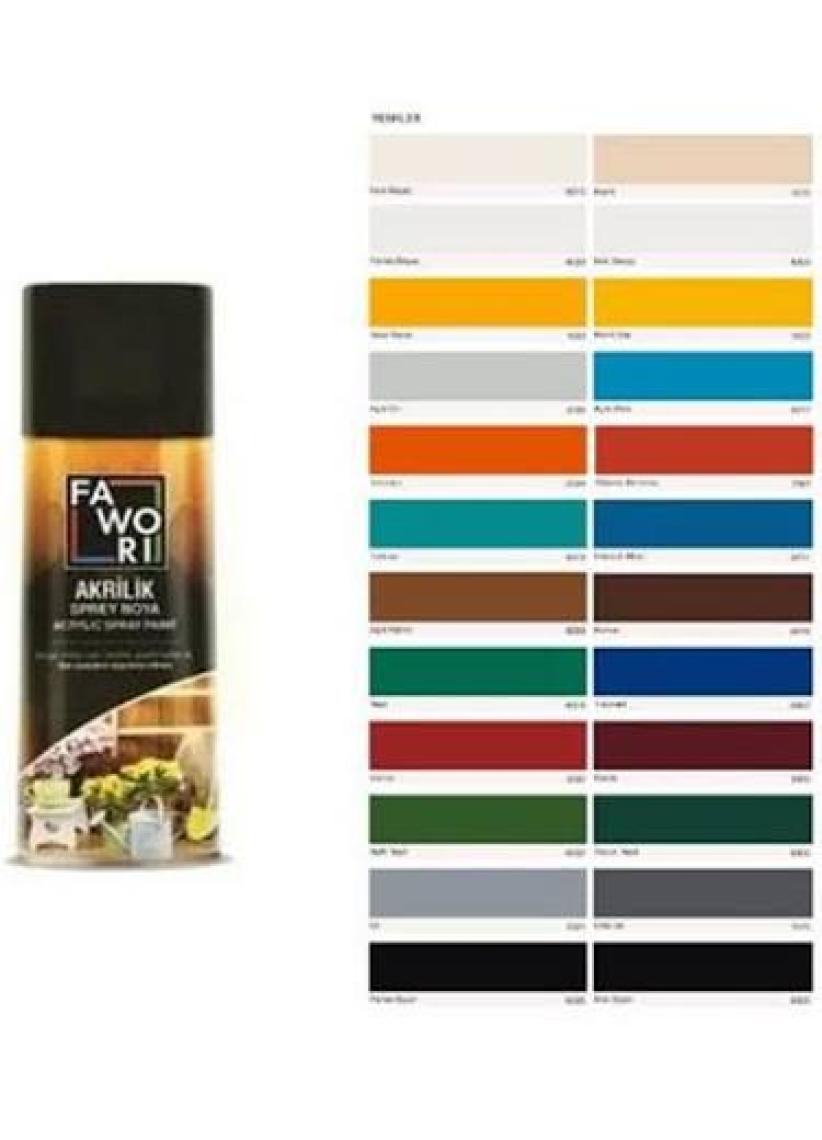Fawori Akrilik Sprey Vernik Parlak 400 Ml