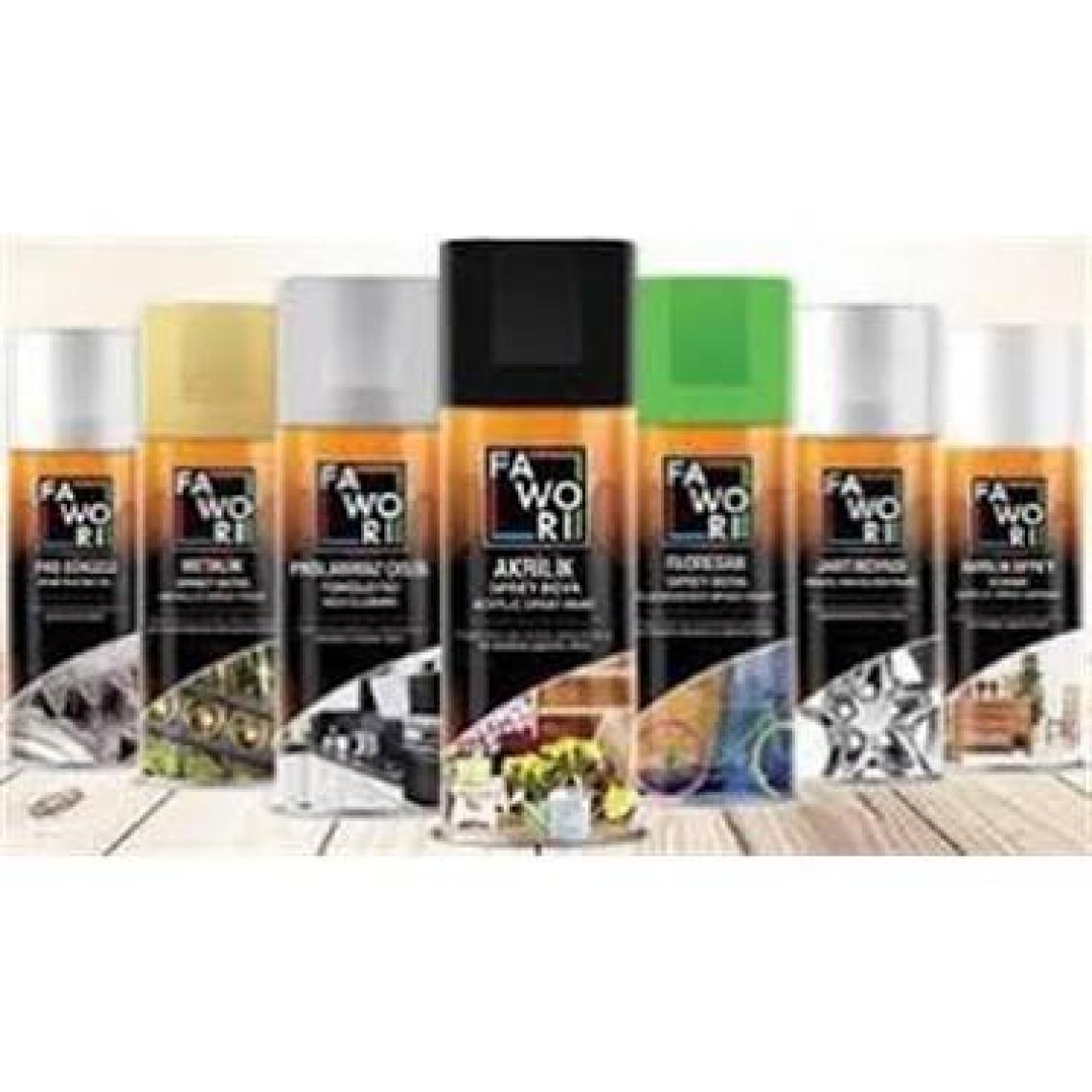 Fawori Akrilik Sprey Vernik Parlak 400 Ml