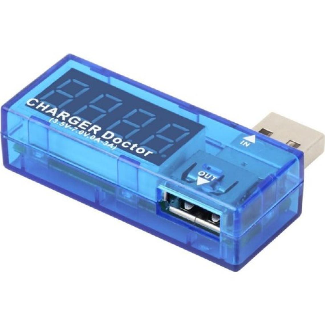 Robotekno USB Şarj Ölçer Şarj Doktoru Voltmetre Ampermetre Şarj Metre