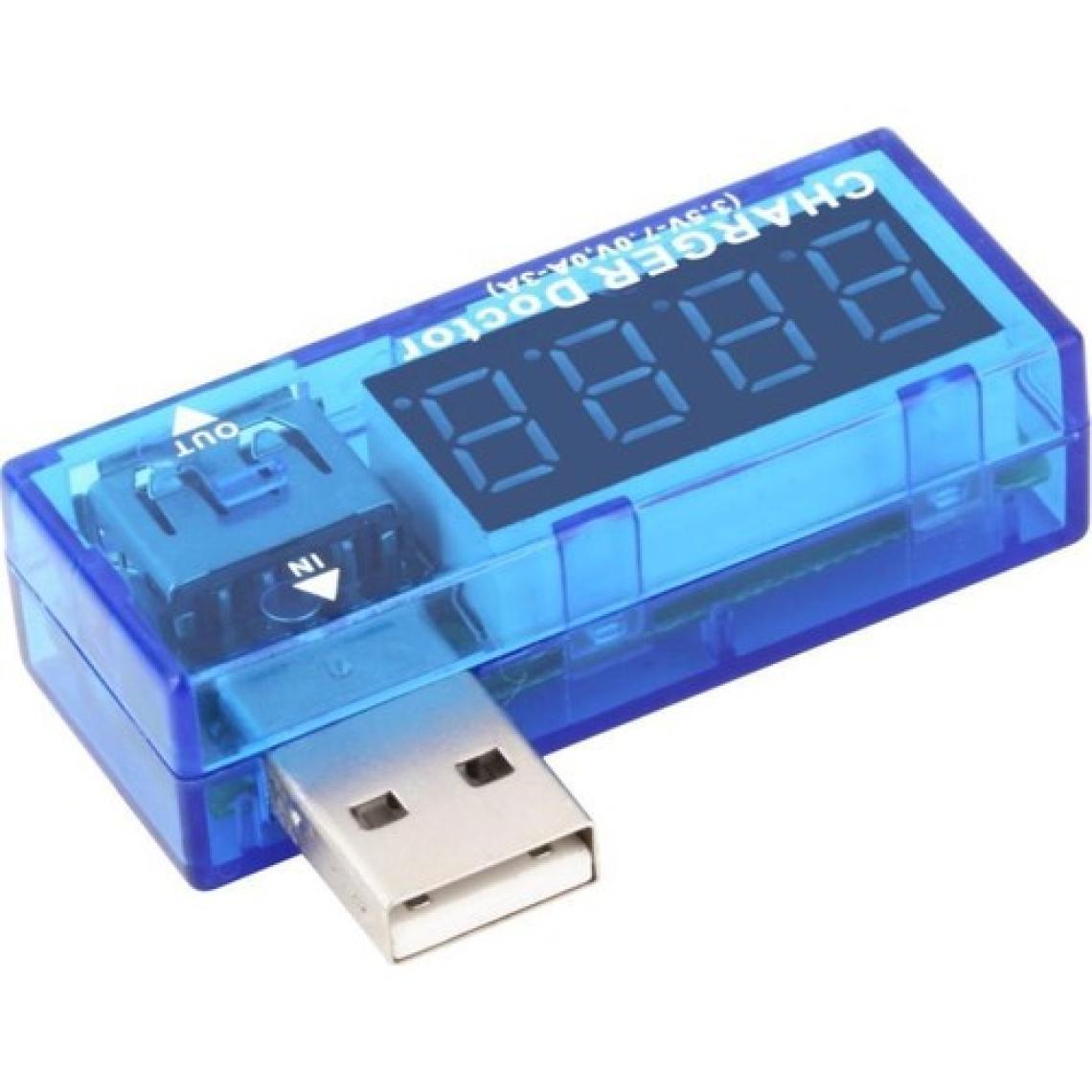 Robotekno USB Şarj Ölçer Şarj Doktoru Voltmetre Ampermetre Şarj Metre