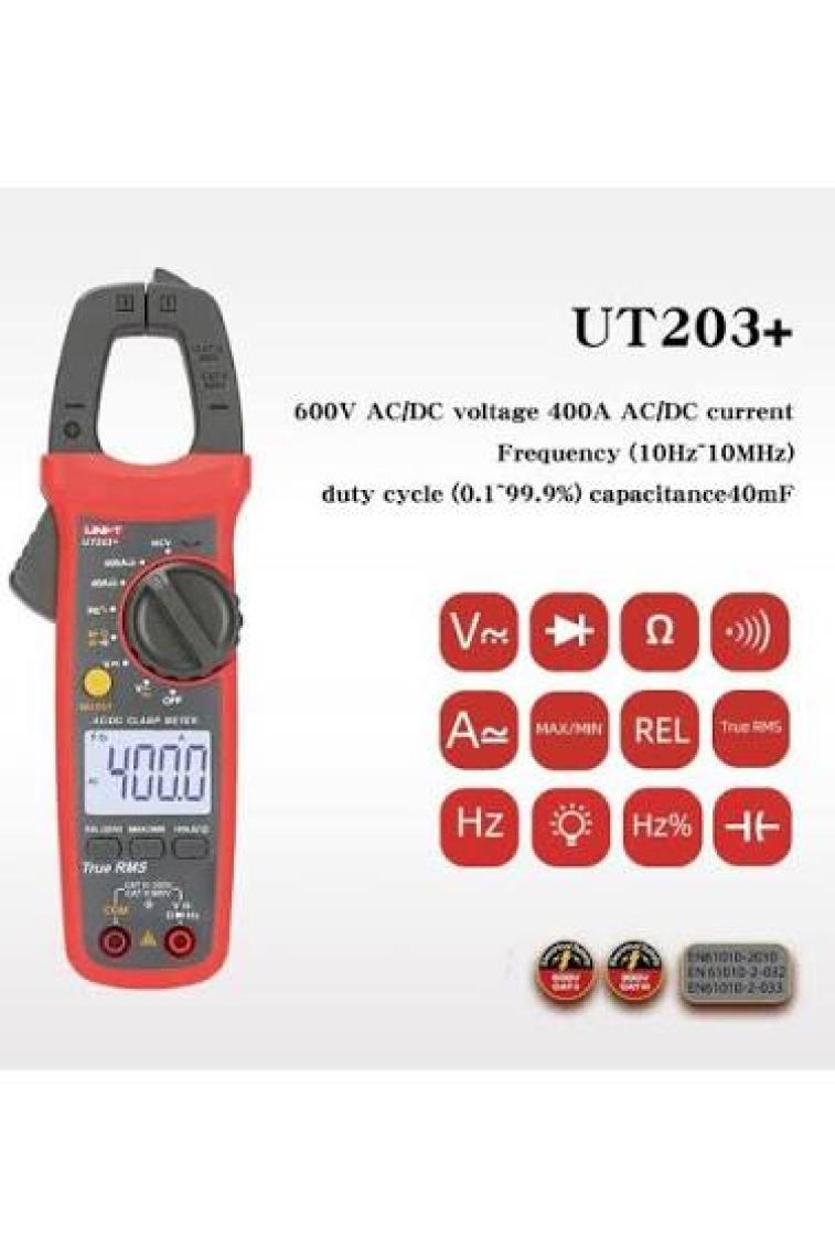Uni-T UT203+ Ac/dc 400A True Rms Dijital Pensampermetre