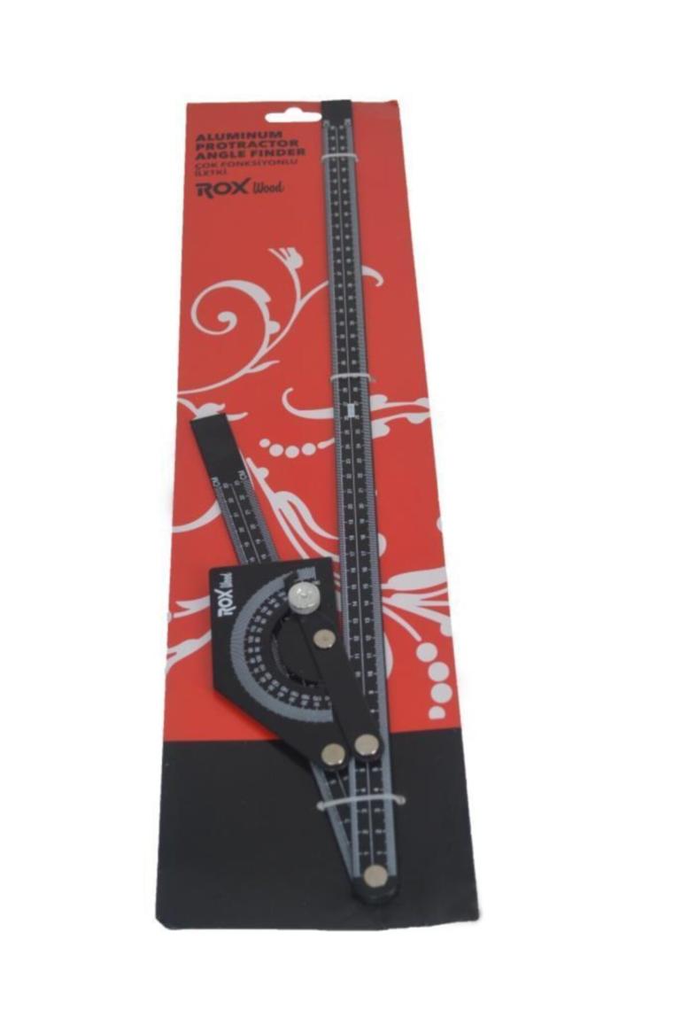 0102 Çok Fonksiyonlu Dereceli Gönye Iletki 23cm X 50cm