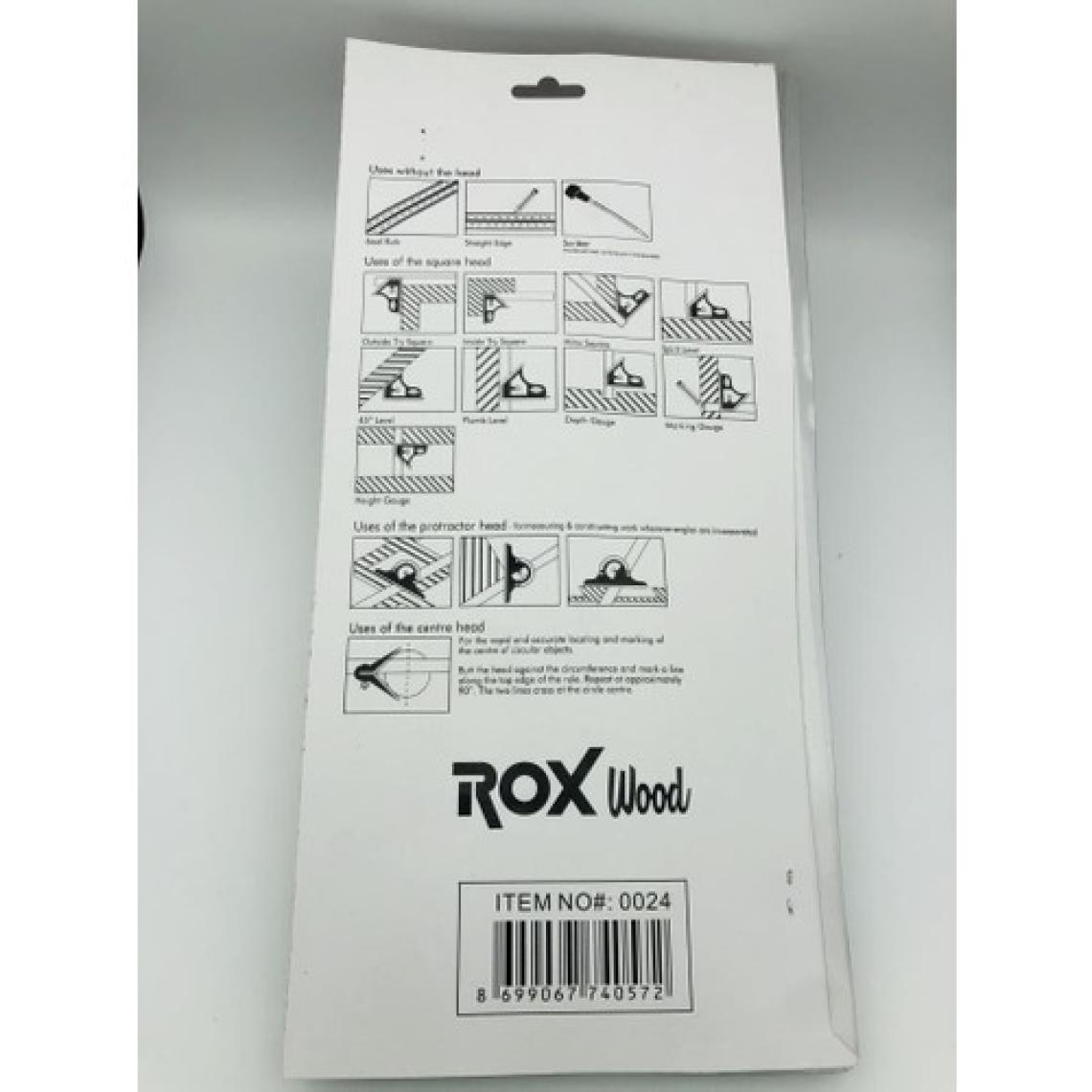 Rox Wood Terazili Ayarlı Gönye