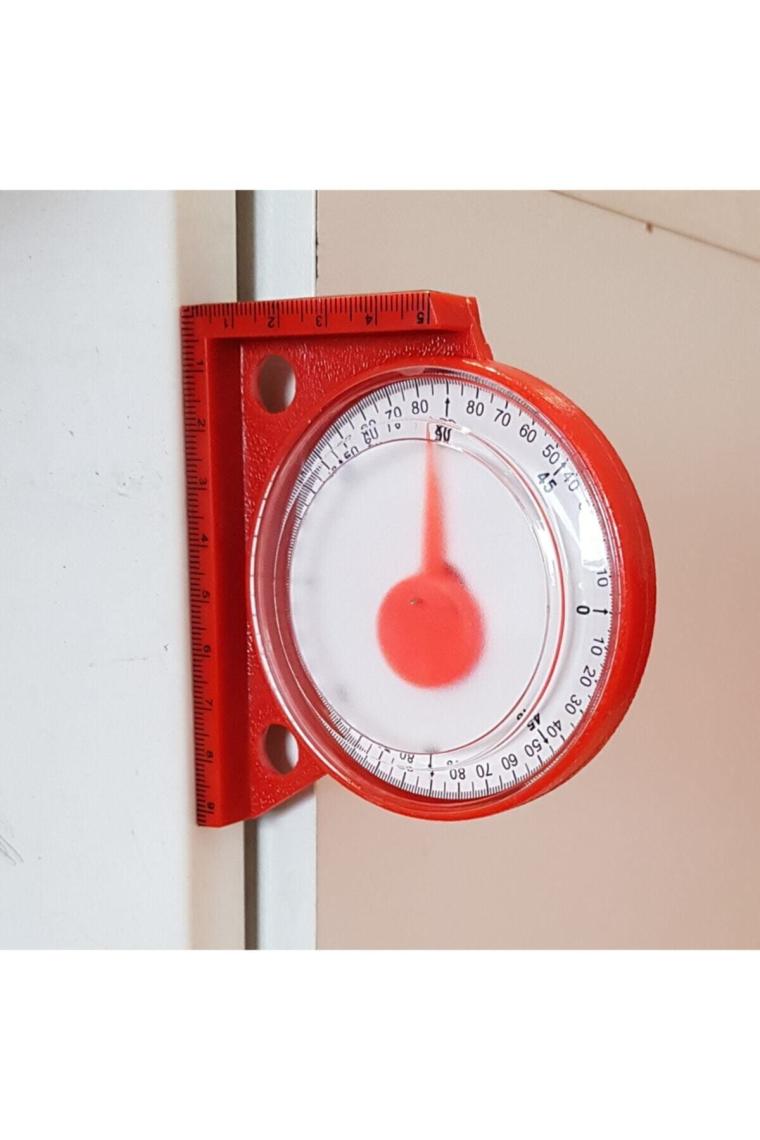 12103 Mıknatıslı Açı Ölçer Gönye Dereceli (0°-360°)