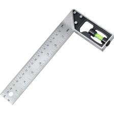 Bts 03022 Su Terazili Açı Ölçer Cetvel Marangoz Gönye 90° 20 cm