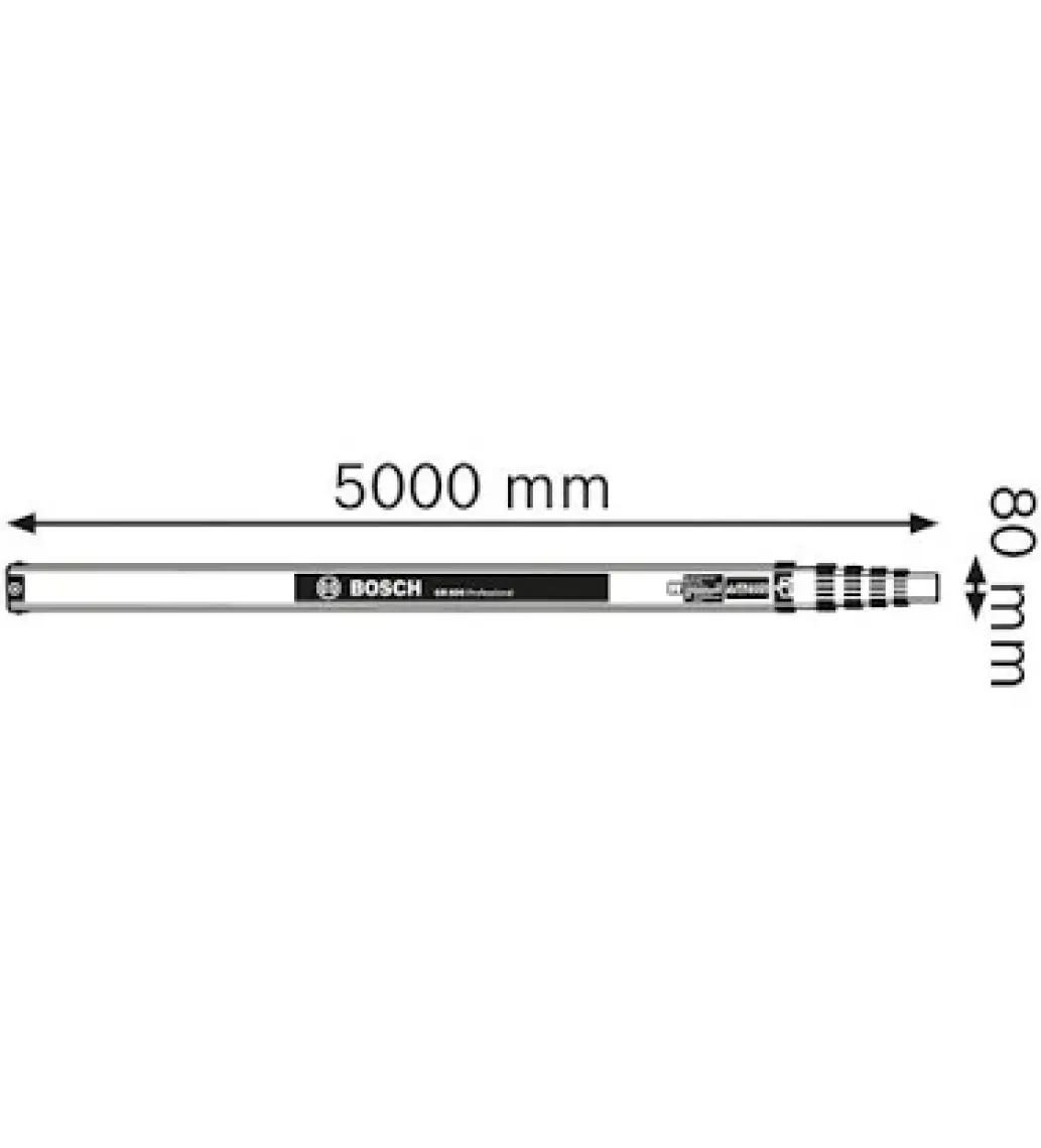 Bosch Gol 20 D Optik Hizalama/Optik Nivo (Ölçüm Birimi : Derece) + Profesyonel Hafif Alüminyum Tripod Ve Profesyonel Alümiyum Mira