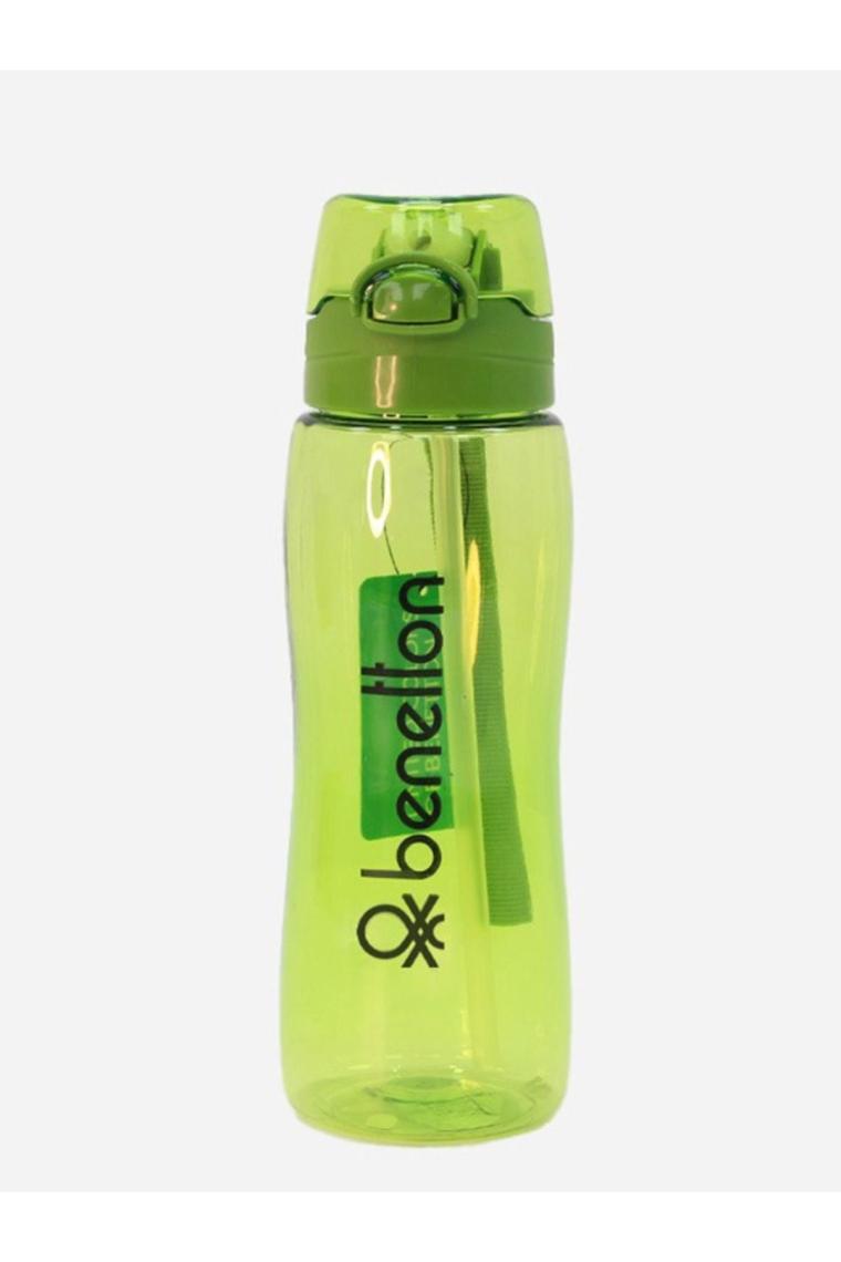 Benetton 30499 Yeşil Otomatik Kilitli Kapak Matara Suluk