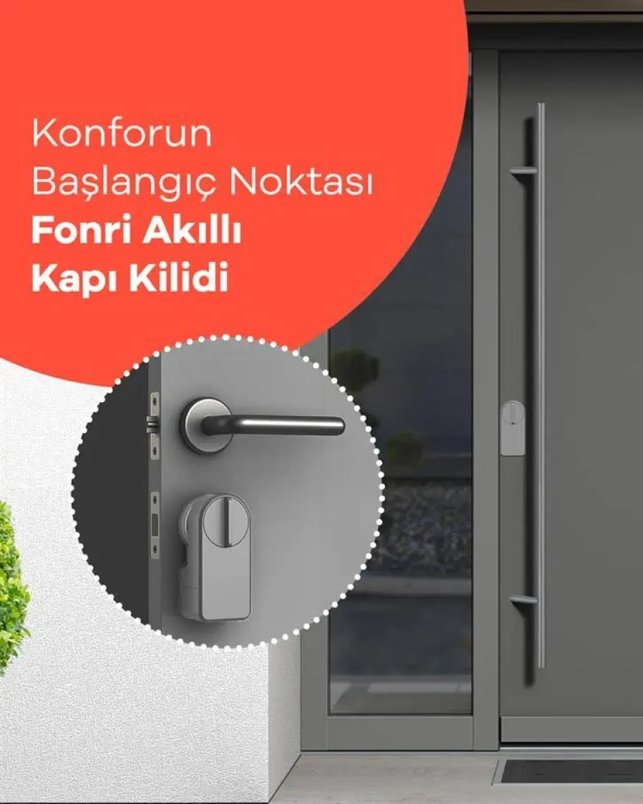Fonri Akıllı Kapı Kilidi ve Tuş Takımı