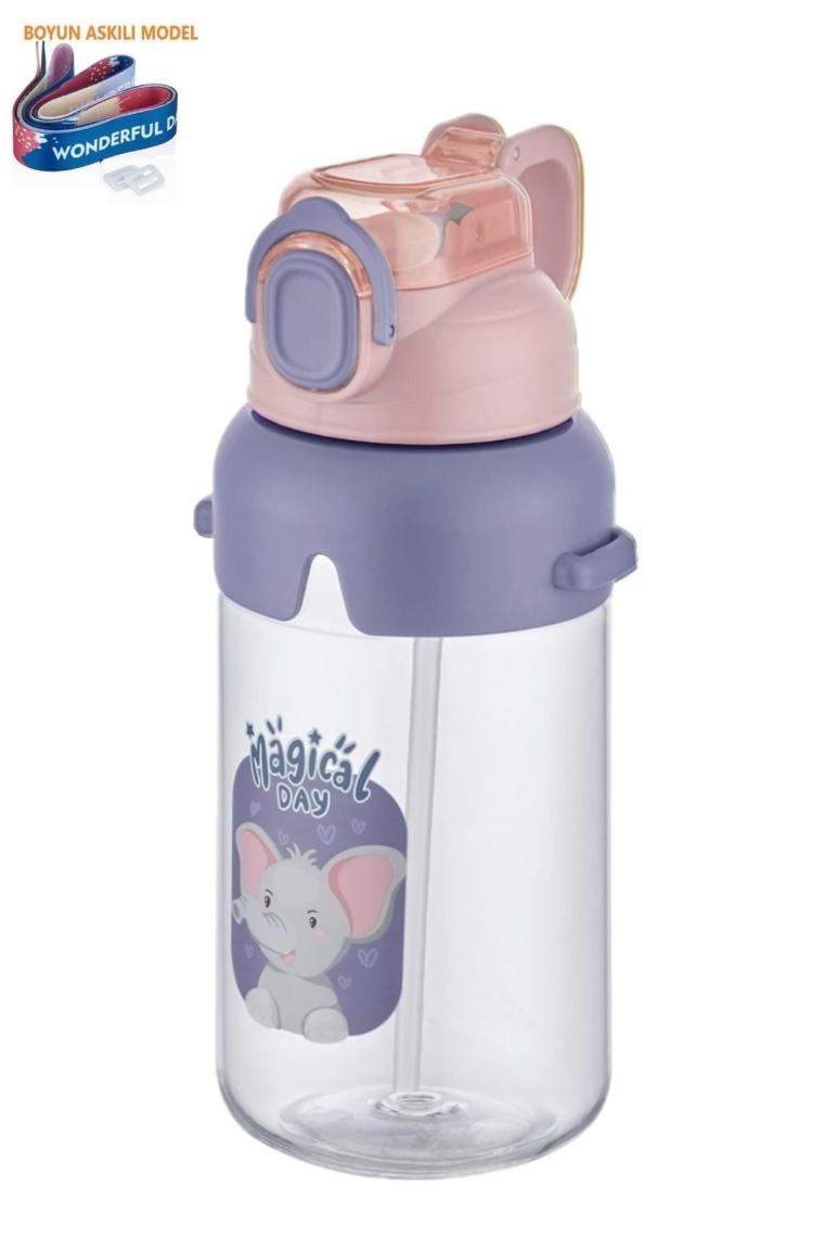 Vagonlife VGN2266 Pembe Policarbon Pipetli Matara 650 ml