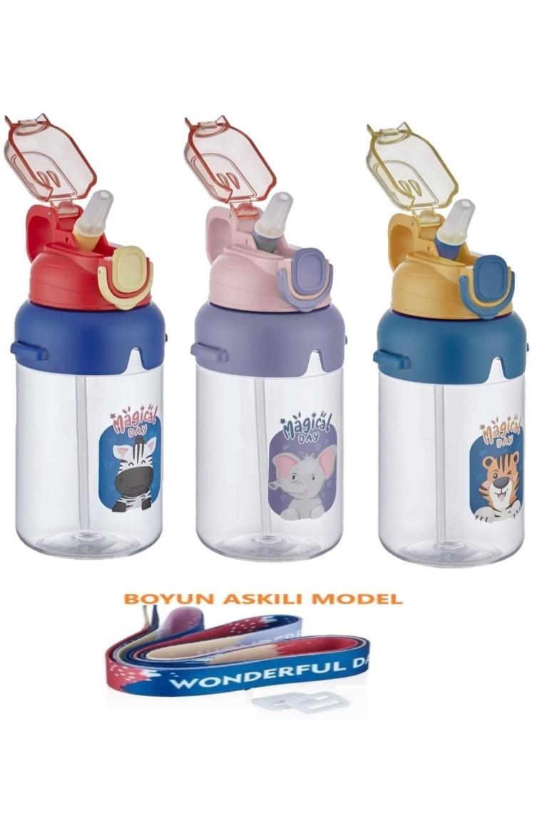 Vagonlife VGN2266 Pembe Policarbon Pipetli Matara 650 ml